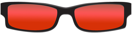Red Glasses Icon - as worn by Jeff Moyer